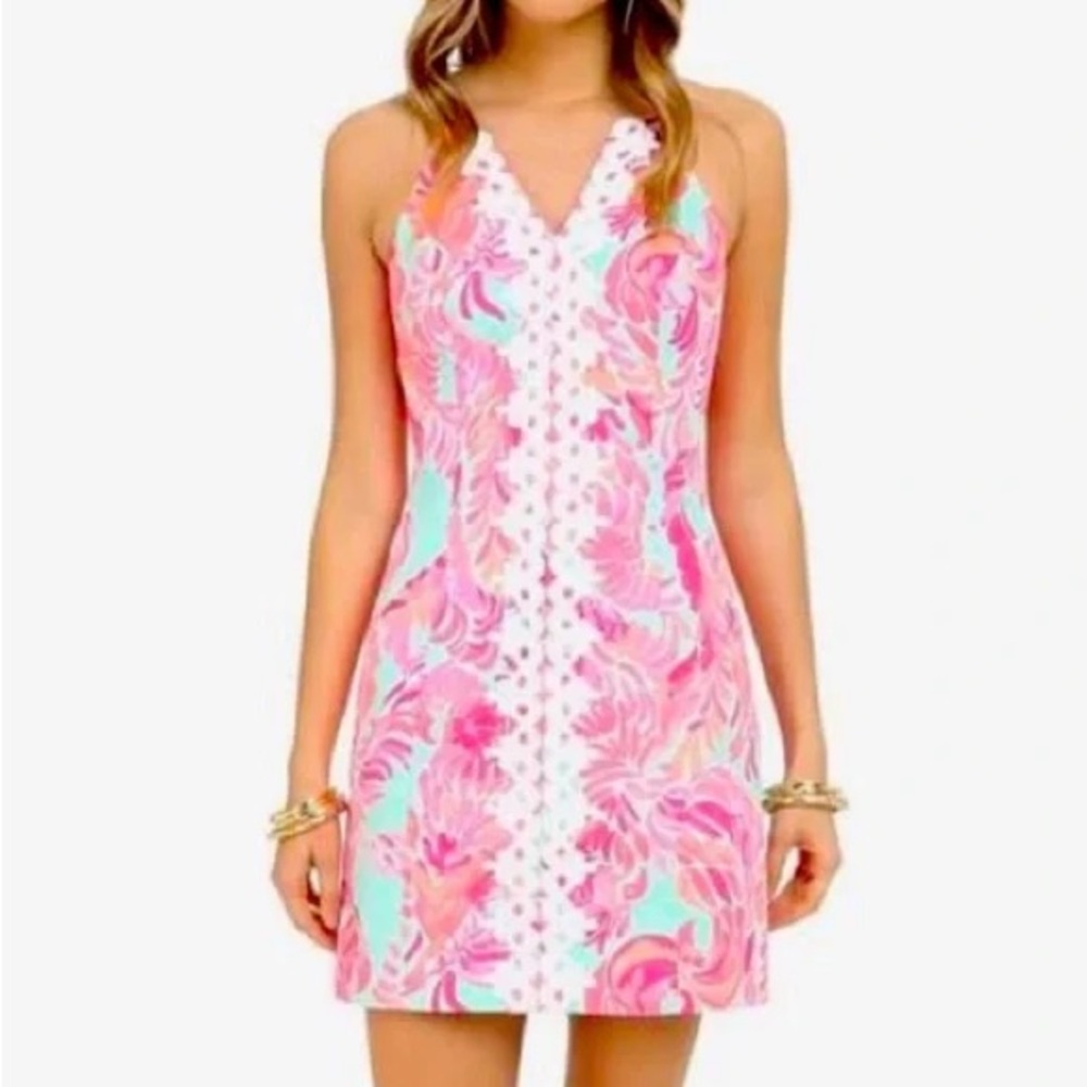 Lilly Pulitzer Pink Pearl Shift Dress 00